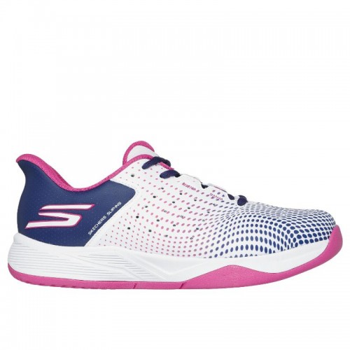 Skechers Viper Court Reload White Navy Blue Women''''s Sneakers