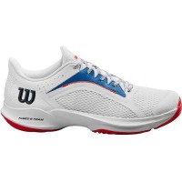 Zapatillas Wilson Hurakn 2.0 Blanco Azul Rojo  Oferta + Barato