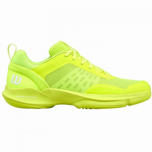 Zapatillas Wilson Hurakn Pro V2 Amarillo Fluor Blanco Zapatillas Wilson Hurakn Pro V2 Amarillo Fluor Blanco