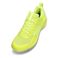 Zapatillas Wilson Hurakn Pro V2 Amarillo Fluor Blanco Mujer  Oferta + Barato