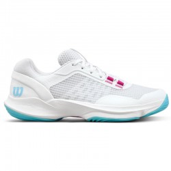 Zapatillas de Padel Wilson Hurakn Pro V2 Slice Blanco Rosa Mujer