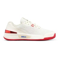 Baskets Wilson Intrigue Pro Tofu Rouge Femme  Offre - Pas cher
