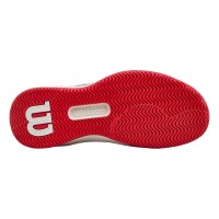 Baskets Wilson Intrigue Pro Tofu Rouge Femme  Offre - Pas cher