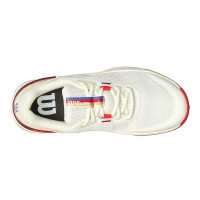 Baskets Wilson Intrigue Pro Tofu Rouge Femme  Offre - Pas cher