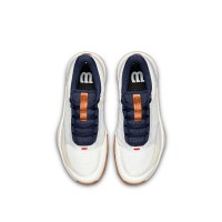 Zapatillas Wilson Intrigue Tour Clay Blanco Vainilla Azul Marino Mujer