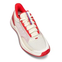 Baskets Wilson Intrigue Tour Tofu Rouge Femme  Offre - Pas cher