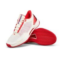 Baskets Wilson Intrigue Tour Tofu Rouge Femme  Offre - Pas cher