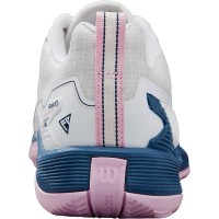 Wilson Rush Pro 4.5 Clay Bianco Blu Sneakers Donna  Offerta + Economico