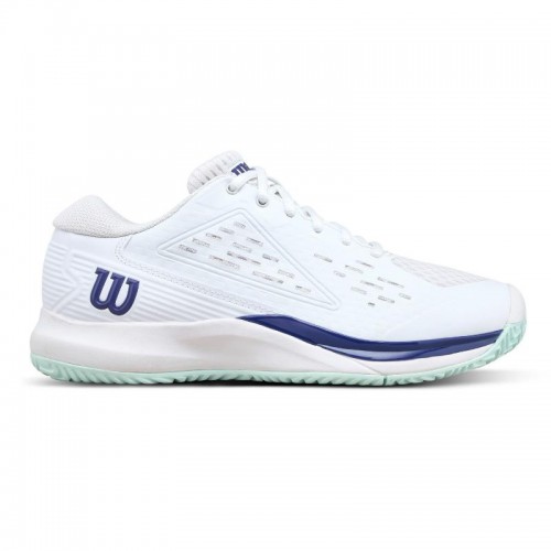 Zapatillas de Padel Wilson Rush Pro Ace Blanco Aguamarina Junior