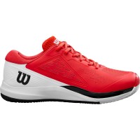 Wilson Rush Pro Ace Terre Battue Rouge Blanc Noir Baskets  Offre - Pas cher