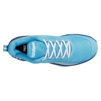 Zapatillas Wilson Rush Pro Lite Azul Royal Cielo Blanco Mujer  Oferta + Barato