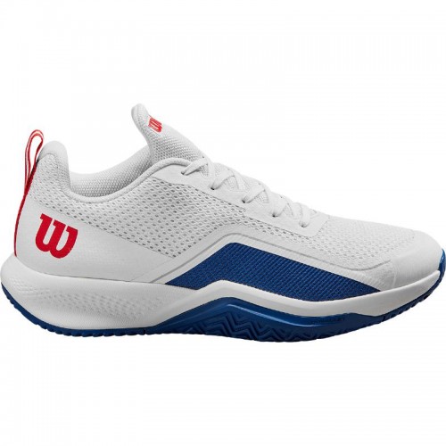 Zapatillas Wilson Rush Pro Lite Blanco Azul Rojo Zapatillas Wilson Rush Pro Lite Blanco Azul Rojo