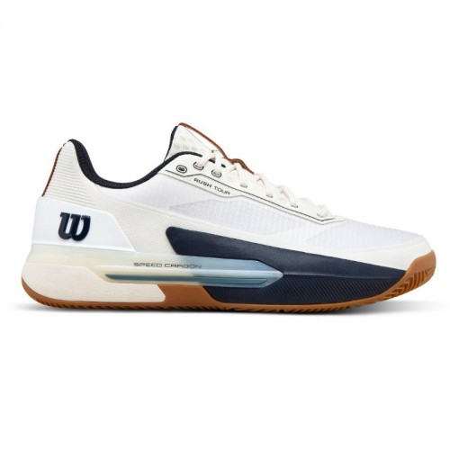 Zapatillas de Padel Wilson Rush Tour 5 Clay Blanco Azul Marino